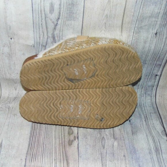 ROCKET DOG Artic Clog Tan/Faux Fur Slip On Clogs Womens Size 8 - Picture 2 of 7